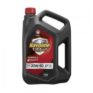 Caltex  Havoline Formula Engine Oil, 20W-50 Sl 4 liter